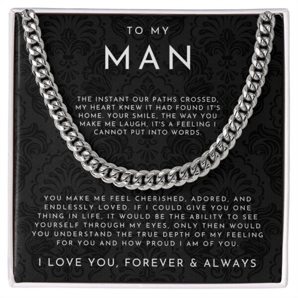 to my man necklace